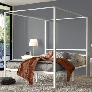 Rosedale metal deals canopy bed